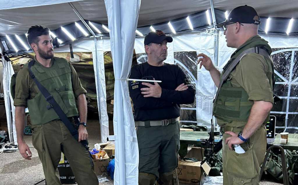 Dr. Zev with IDF Soldiers